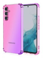 TopQ Kryt Samsung A54 5G Shock duhový růžovo-fialový 93218 - Phone Cover