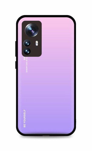 TopQ Kryt LUXURY Xiaomi 12 pevný duhový růžový 93913 - Phone Cover - Main image