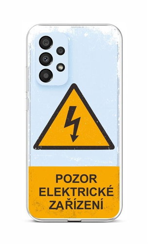 TopQ Kryt Samsung A33 5G Pozor elektrické zařízení 93055 - Phone Cover - Main image