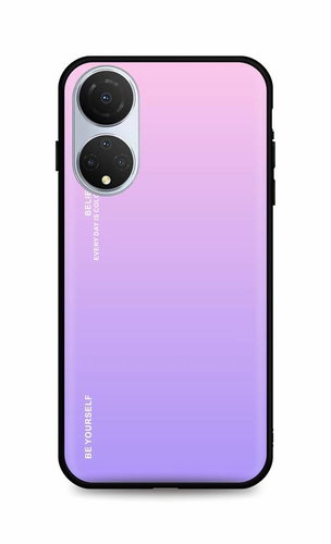 TopQ Kryt LUXURY Honor X7 pevný duhový růžový 92600 - Phone Cover - Main image