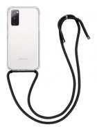 TopQ Kryt Samsung S20 FE s černou šňůrkou průhledný 93408 - Phone Cover