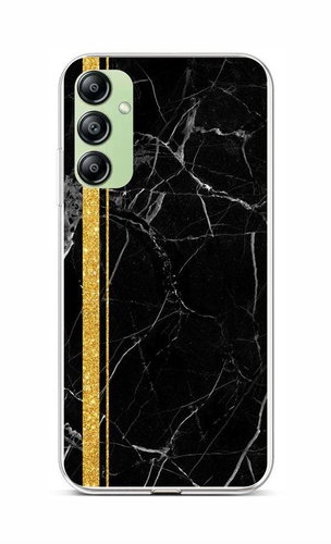 TopQ Kryt STYLE Samsung A14 5G Mramor černo-zlatý 93039 - Phone Cover - Main image