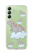 TopQ Kryt Samsung A14 5G Grey Unicorns 93001 - Phone Cover