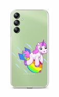 TopQ Kryt Samsung A14 5G Flying Unicorn 92993 - Phone Cover