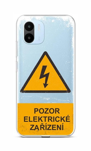 TopQ Kryt Xiaomi Redmi A1 Pozor elektrické zařízení 93579 - Phone Cover - Main image