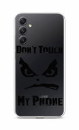 TopQ Kryt Samsung A34 Don't Touch průhledný 93176 - Phone Cover