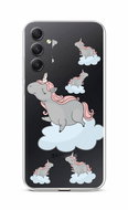 TopQ Kryt Samsung A34 Grey Unicorns 93169 - Phone Cover