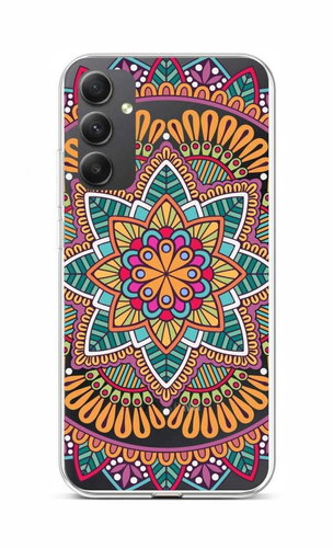 TopQ Kryt Samsung A34 Happy Mandala 93161 - Phone Cover - Main image