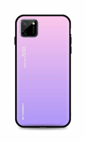 TopQ Kryt LUXURY Realme C11 pevný duhový růžový 94240 - Phone Cover - Main image
