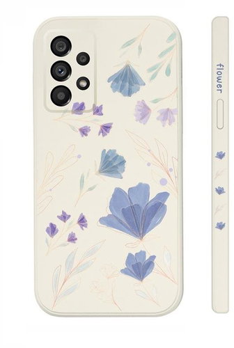 TopQ Kryt Samsung A53 5G Modré kvítky 94496 - Phone Cover - Main image