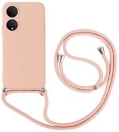 TopQ Kryt Honor X7 růžový se šňůrkou92616 - Phone Cover