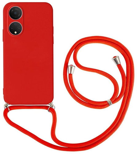 TopQ Kryt Honor X7 červený se šňůrkou92612 - Phone Cover - Main image
