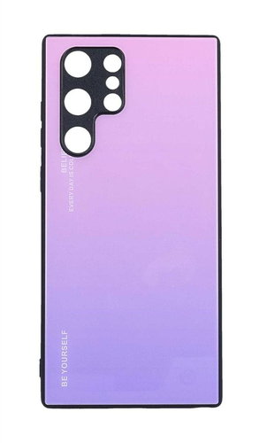 TopQ Kryt LUXURY Samsung S22 Ultra pevný duhový růžový 93482 - Phone Cover - Main image