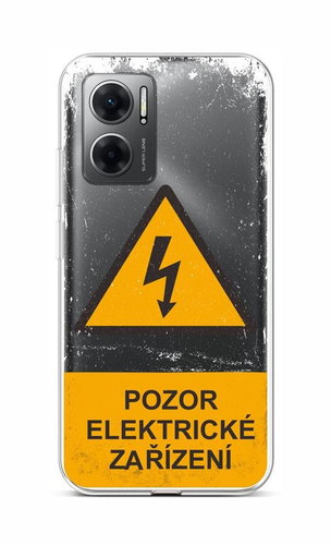 TopQ Kryt Xiaomi Redmi 10 5G Pozor elektrické zařízení 93634 - Phone Cover - Main image