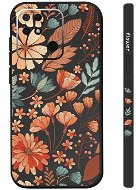TopQ Kryt Xiaomi Redmi 10C Luční kvítí černý 94621 - Phone Cover