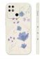 TopQ Kryt Xiaomi Redmi 10C Modré kvítky 94521 - Phone Cover