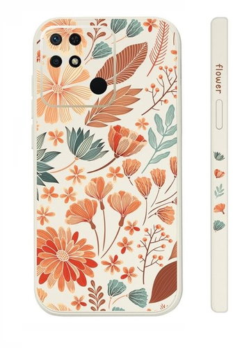TopQ Kryt Xiaomi Redmi 10C Luční kvítí 94519 - Phone Cover - Main image