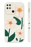 TopQ Kryt Xiaomi Redmi 10C Bílé květy 94516 - Phone Cover