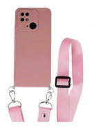 TopQ Kryt Xiaomi Redmi 10C Elegance růžový se šňůrkou 94450 - Phone Cover
