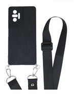 TopQ Kryt Xiaomi Redmi Note 10 Pro Elegance černý se šňůrkou 94448 - Phone Cover