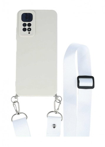 TopQ Kryt Xiaomi Redmi Note 11 Elegance krémový se šňůrkou 94445 - Phone Cover - Main image