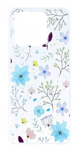 TopQ Kryt Glitter Xiaomi Redmi 10C Květinová zahrada94666 - Phone Cover - Main image