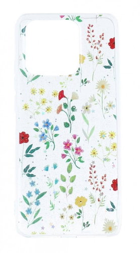TopQ Kryt Glitter Xiaomi Redmi 10C Rozkvetlá louka 94660 - Phone Cover - Main image
