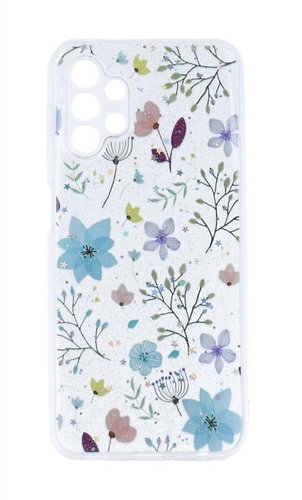 TopQ Kryt Glitter Samsung A13 Květinová zahrada 94656 - Phone Cover - Main image