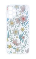 TopQ Kryt Glitter Samsung A13 Kreslené kvety 94653 - Kryt na mobil