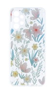 TopQ Kryt Glitter Samsung A13 Kreslené květy 94653 - Phone Cover