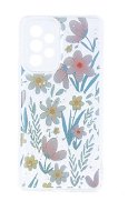 TopQ Kryt Glitter Samsung A53 5G Kreslené kvety 94646 - Kryt na mobil
