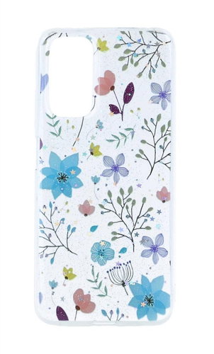 TopQ Kryt Glitter Xiaomi Redmi Note 11 Květinová zahrada 94642 - Phone Cover - Main image