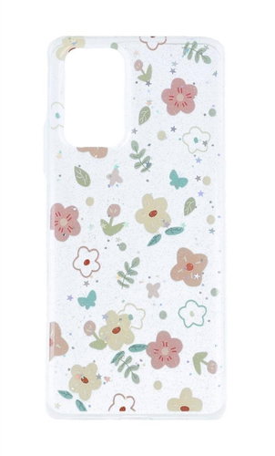 TopQ Kryt Glitter Xiaomi Redmi Note 10 Pro Květinový mix 94635 - Phone Cover - Main image