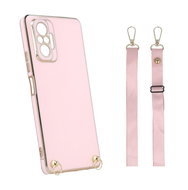 TopQ Kryt Xiaomi Redmi Note 10 Pro Fancy růžový se šňůrkou 94596 - Phone Cover