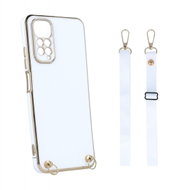 TopQ Kryt Xiaomi Redmi Note 11 Fancy bílý se šňůrkou 94482 - Phone Cover