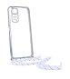 TopQ Kryt Xiaomi Redmi Note 11 Frame stříbrný se šňůrkou 94442 - Kryt na mobil