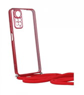 TopQ Kryt Xiaomi Redmi Note 11 Frame červený se šňůrkou 94441 - Kryt na mobil