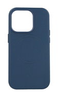 TopQ Cover Leather MagSafe iPhone 14 Pro blue 95106 - Phone Cover