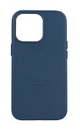TopQ Kryt Leather MagSafe iPhone 13 Pro modrý 95100 - Kryt na mobil