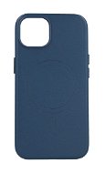 TopQ Kryt Leather MagSafe iPhone 13 modrý 95085 - Kryt na mobil