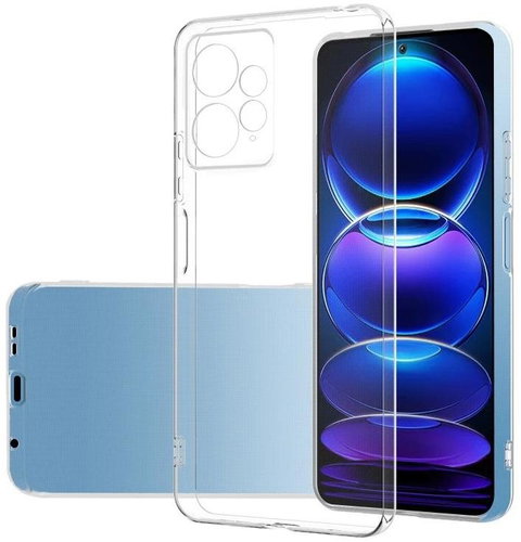 TopQ Kryt Xiaomi Redmi Note 12 2 mm průhledný 95297 - Phone Cover - Main image