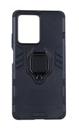TopQ Kryt Xiaomi Redmi Note 12 Pro+ 5G odolný černý s prstenem 95514 - Phone Cover