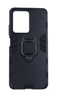 TopQ Kryt Xiaomi Redmi Note 12 Pro 5G odolný černý s prstenem 95513 - Phone Cover