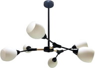 Present 18300 - Chandelier on Rod CITTERIO 6xE14/40W/230V - Chandelier