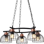 Prezent 75466 - Chandelier on a Chain BASKET 5xE27/60W/230V - Chandelier