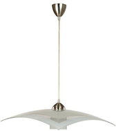 Chandelier on Chain ARCADA Chrome/White - Chandelier