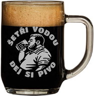PŮLLITRYcz Šetři vodou, dej si pivo - Sklenice