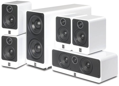 Q Acoustics 2020 5.1 Q gloss white - Speaker System  - Main image