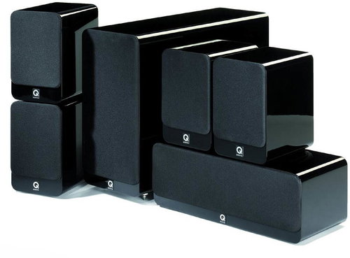Q Acoustics 2020 5.1 Q gloss black - Speaker System  - Main image
