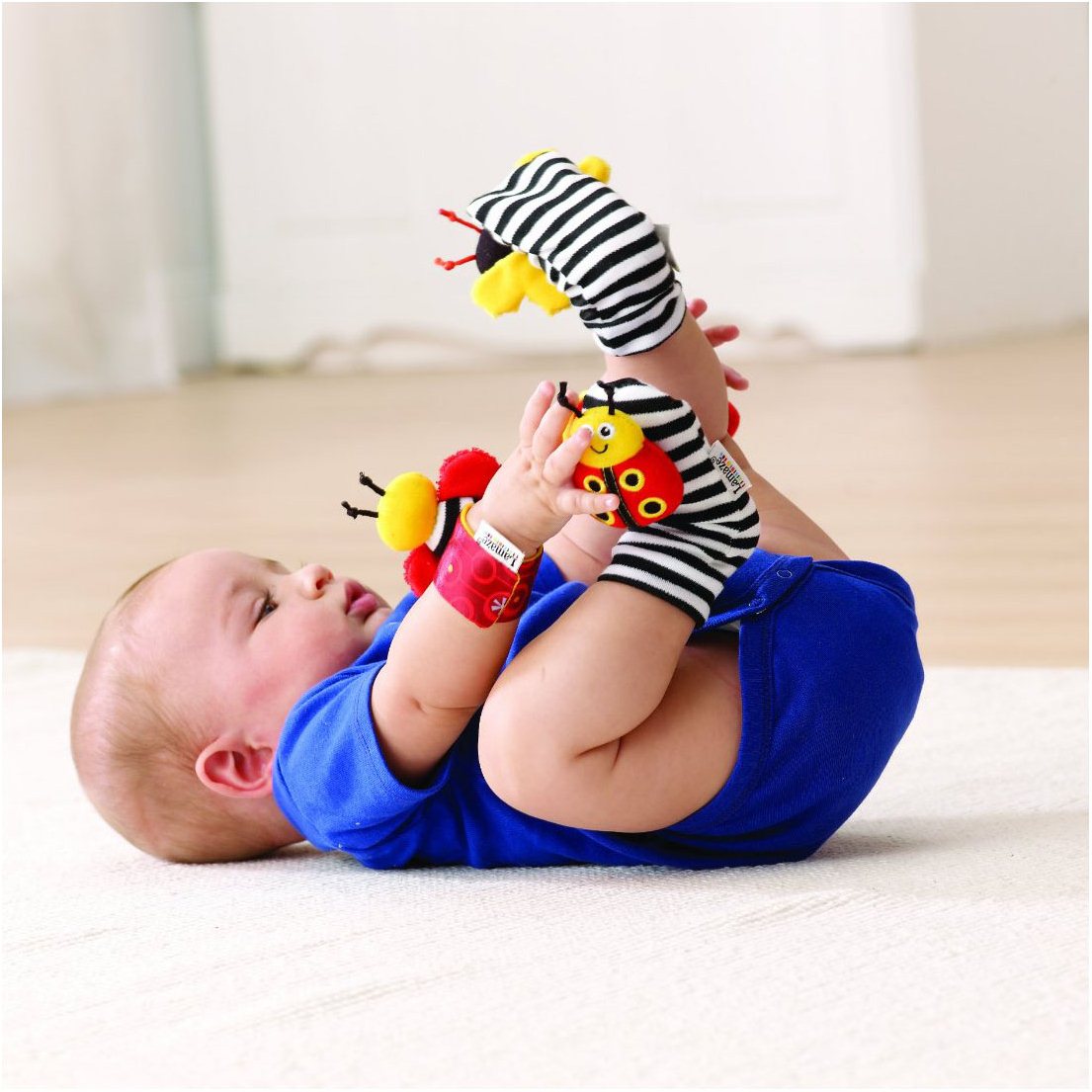 Lamaze hand and feet 2024 rattles